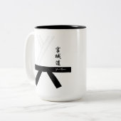 Tasse 2 Couleurs Miyagi Do Karate Marque - verre Teddy Bear (Devant gauche)