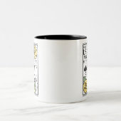 Tasse 2 Couleurs Mizpah Blessing | Rose Glasgow jaune (Centre)