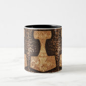 Tasse 2 Couleurs Mjolnir, marteau de Thor (Centre)