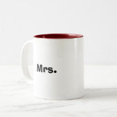Tasse 2 Couleurs Mme (Devant gauche)