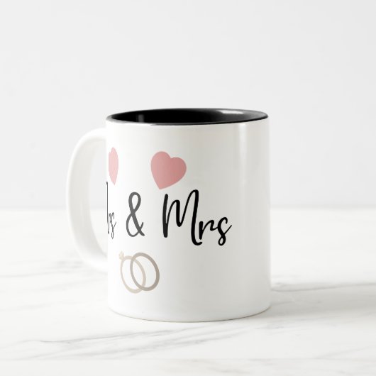 Tasse 2 Couleurs Mme Mrs (Devant gauche)