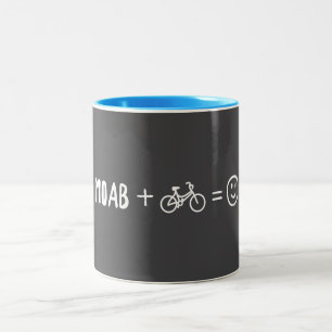 Tasse 2 Couleurs Moab Utah Plus Vélos Vous Rend Heureux
