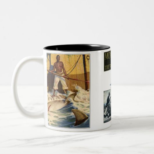 Tasse 2 Couleurs Moby Dick ou la baleine blanche # 6 (Gauche)