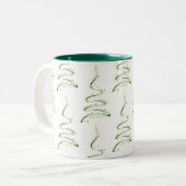 TASSE 2 COULEURS *MOD ARBRE DE NOËL* NOËL (Devant gauche)