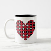 Tasse 2 Couleurs Mod Diamond Heart (Gauche)