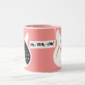 Tasse 2 Couleurs Mod Pop Art Guitare (Centre)