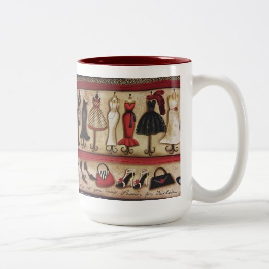 Tasse 2 Couleurs Mode de Haute (Droit)