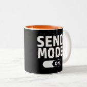 Tasse 2 Couleurs Mode d'envoi activé (Devant droit)