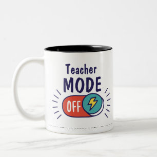 Tasse 2 Couleurs Mode enseignant Désactivé Travail amusant