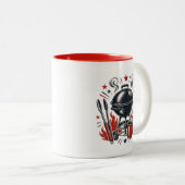 Tasse 2 Couleurs Mode Papa Grill (Devant droit)