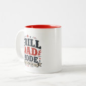 Tasse 2 Couleurs Mode Papa Grill (Devant gauche)