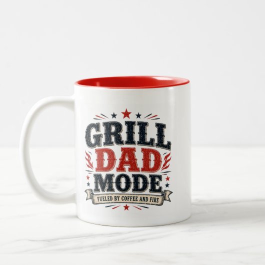 Tasse 2 Couleurs Mode Papa Grill (Gauche)