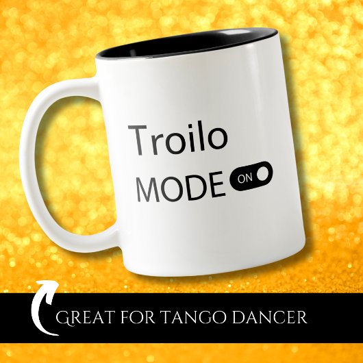Tasse 2 Couleurs Mode Troilo sur Tanguero Tango Dancer drôle