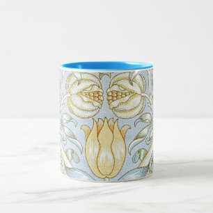 Tasse 2 Couleurs Modèle de fleur de lys et de grenade de William Mo