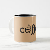 Tasse 2 Couleurs Modèle de logo Wordmark (Devant gauche)