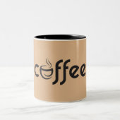 Tasse 2 Couleurs Modèle de logo Wordmark (Centre)