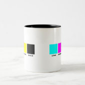 Tasse 2 Couleurs Modèle de processus de couleur de CMYK quatre (Centre)