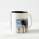 Tasse 2 Couleurs Modèle double face photo de famille customisé 2 (Devant droit)