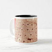 Tasse 2 Couleurs Modèle du foie d'un mouton (Devant gauche)