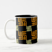 Tasse 2 Couleurs Modèle floral impressionnant (Gauche)
