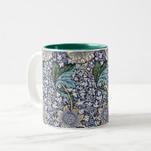 Tasse 2 Couleurs Modèle floral - William Morris (Devant gauche)