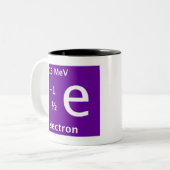 Tasse 2 Couleurs Modèle standard (électron) (Devant gauche)