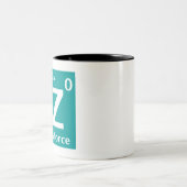 Tasse 2 Couleurs Modèle standard (force faible de z) (Centre)