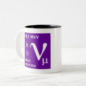 Tasse 2 Couleurs Modèle standard (neutrino de muon) (Devant gauche)