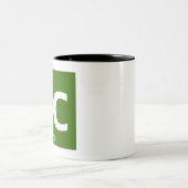Tasse 2 Couleurs Modèle standard (quark de charme) (Centre)