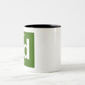 Tasse 2 Couleurs Modèle standard (vers le bas quark) (Centre)