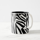 Tasse 2 Couleurs Modèle Zèbre (Devant droit)