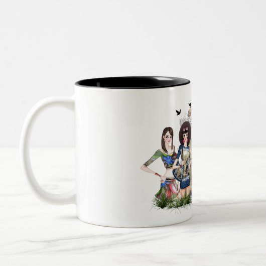 Tasse 2 Couleurs Modèles mode tendance (Gauche)