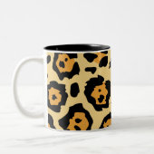 Tasse 2 Couleurs Modern Cheetah Spots Pattern (Gauche)