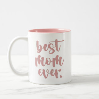 Tasse 2 Couleurs Modern Cute Meilleure Maman Ever Enfants Noms Phot