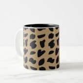 Tasse 2 Couleurs Moderne élégant Motif Leopard tendance (Devant gauche)