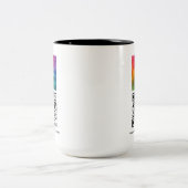 Tasse 2 Couleurs Moderne modèle de logo d'entreprise avec code QR (Centre)