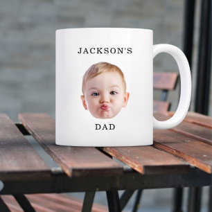 Tasse 2 Couleurs Moderne visage de bébé enfant personnalisé grand-m