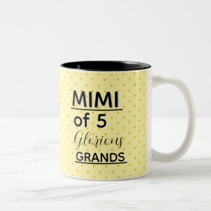 Tasse 2 Couleurs Modifiez le numéro ! Faites-en votre propre grand-