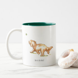 Tasse 2 Couleurs "Moi et ma boule" Cockapoo deux ont modifié la