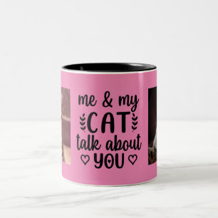 Tasse 2 Couleurs moi et mon chat vous parlent