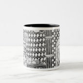 Tasse 2 Couleurs Moines de mathématicien : on enseignant le globe (Centre)