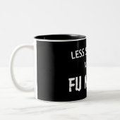 Tasse 2 Couleurs Moins De Dépenses Plus D'Argent FU (Gauche)