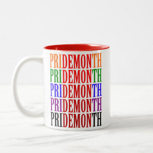 Tasse 2 Couleurs Mois de la Fierté du démon de fer