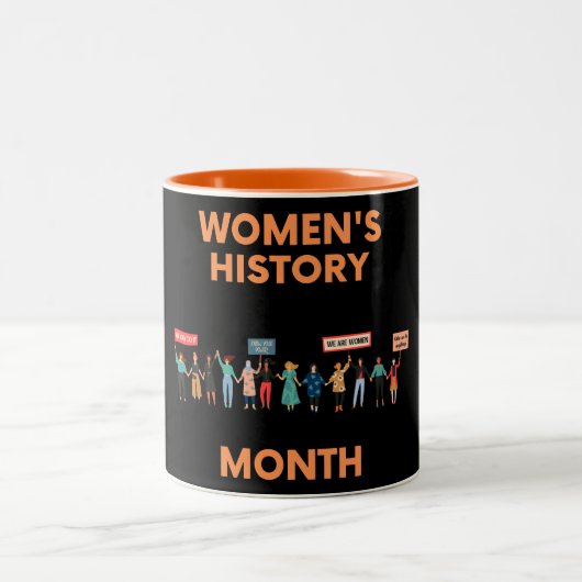 Tasse 2 Couleurs Mois de l'histoire des femmes (Centre)