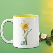 Mois des fleurs de naissance Mois de mars Daffodiq