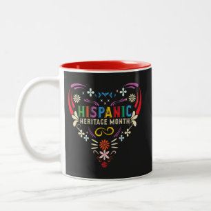 Tasse 2 Couleurs Mois du patrimoine hispanique Latino-américain