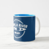 Tasse 2 Couleurs Molalla River Oregon Kayaking (Devant droit)