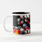 Tasse 2 Couleurs Molécule d'ADN. Modèle moléculaire de l'ADN (Gauche)