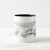 Tasse 2 Couleurs Mollusques et crustacés (Centre)