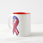 TASSE 2 COULEURS MOLON LABE (Devant gauche)